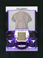 2025 Leaf #VM-8 Lou Gehrig In the Game Used 2/3