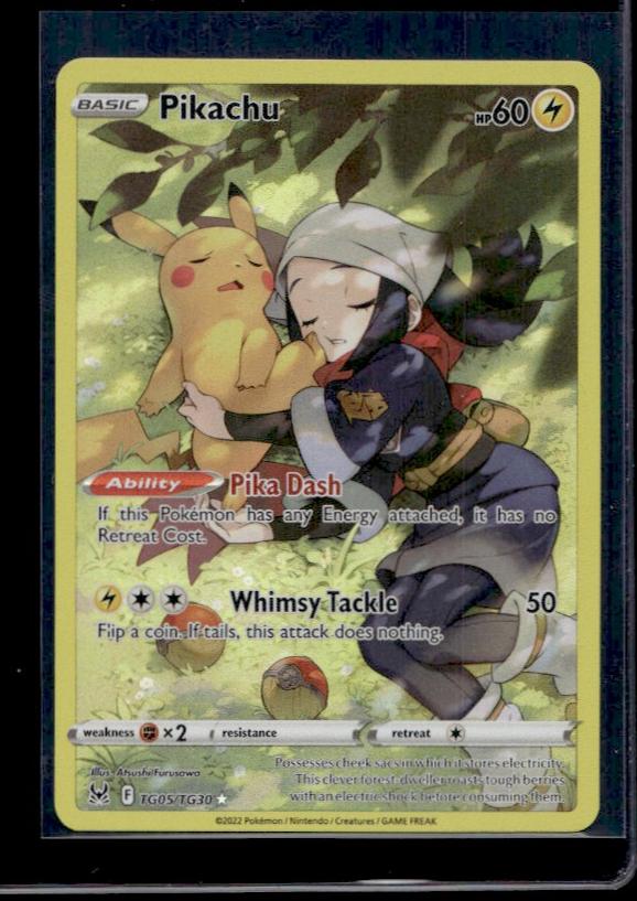 2022 Nintendo Pokémon TG05/TG30 Pikachu Trainer Gallery