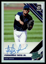 2019 Donruss Optic Fernando Tatis Jr. Rated Rookie Silver Holo RC Auto