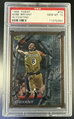 1996 Finest With Coating Kobe Bryant #74 PSA 10