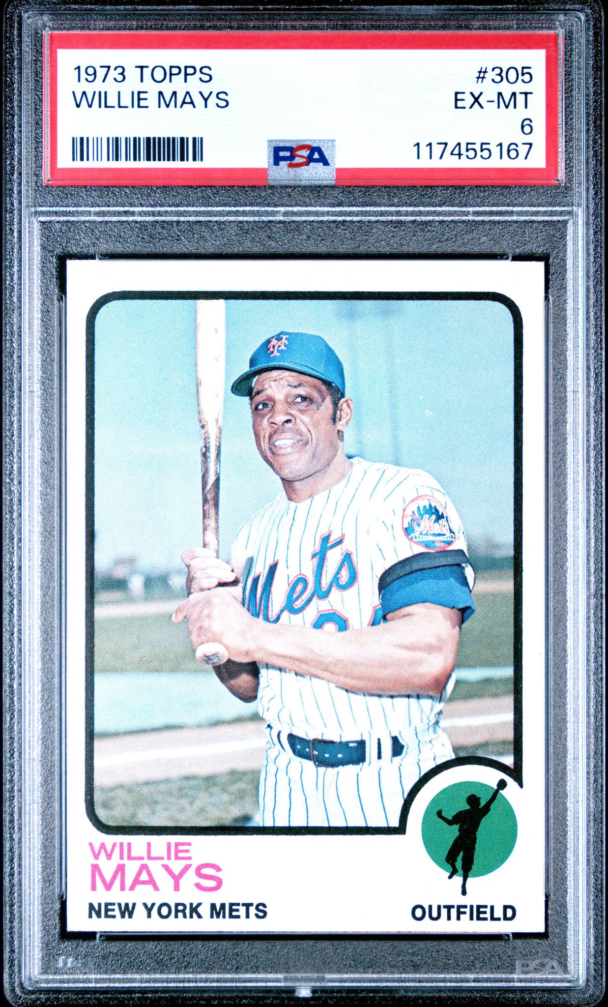 1973 Topps Willie Mays #305 PSA 6