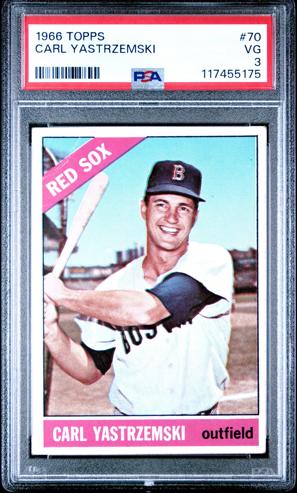 1966 Topps Carl Yastrzemski #70 PSA 3