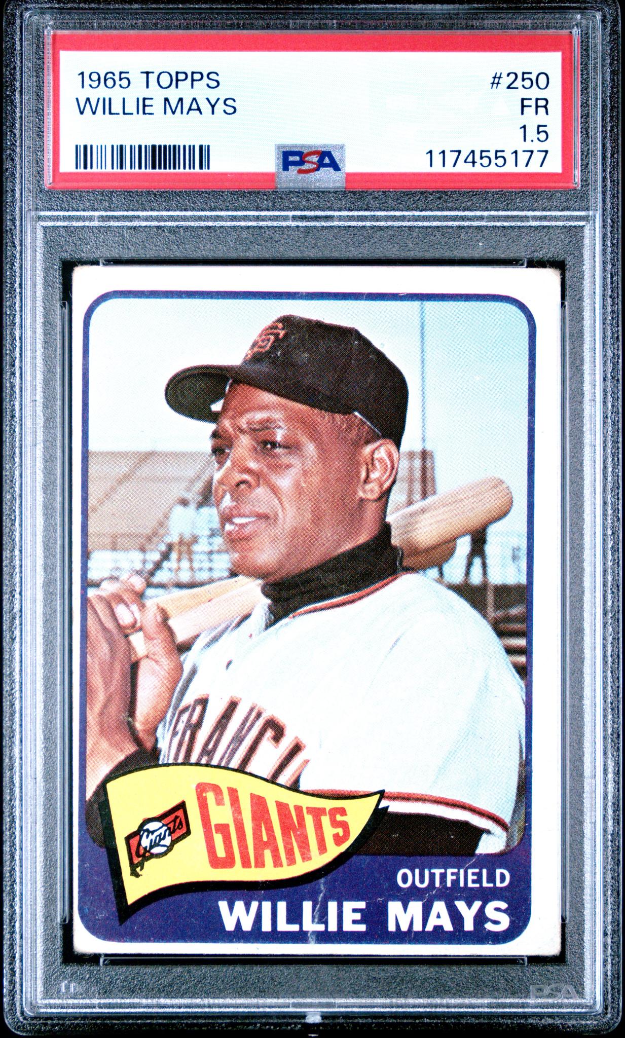 1965 Topps Willie Mays #250 PSA 1.5