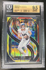 2024 Select #117 Bo Nix Rookie Red/Yellow Shock Premier Level BGS 9.5