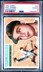 1956 Topps Gail Harris #91 PSA 4