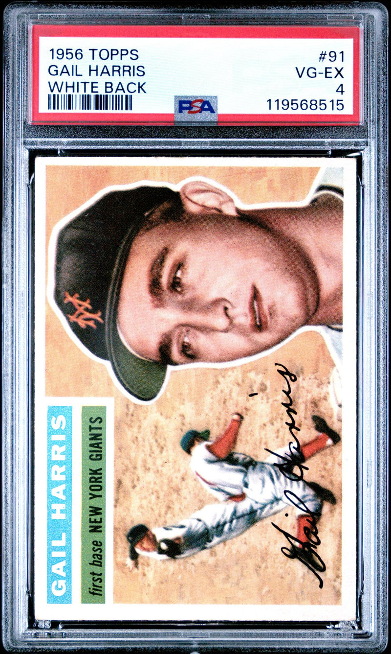1956 Topps Gail Harris #91 PSA 4