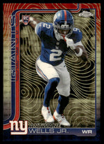 2025 Topps Chrome #313 Antwane Wells Jr. Rookie Gold Etch SuperFractor 1/1