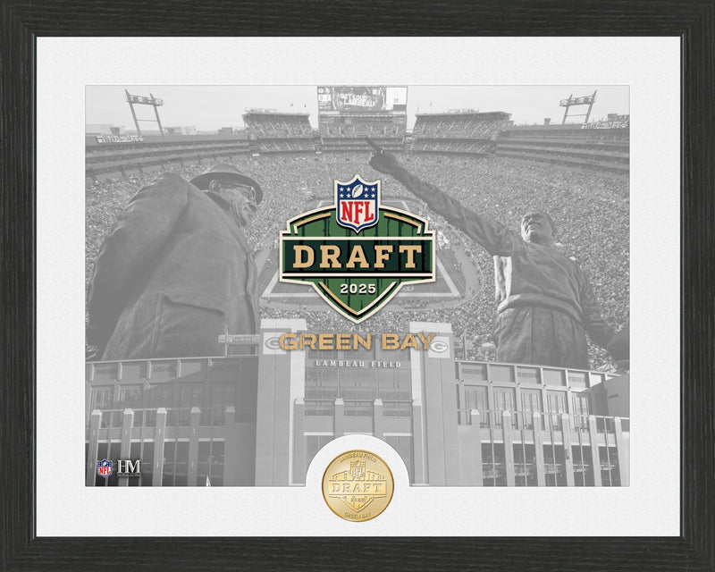 Highland Mint 2025 NFL Draft at Lambeau Field Bronze Coin Photo Mint - Limited Edition