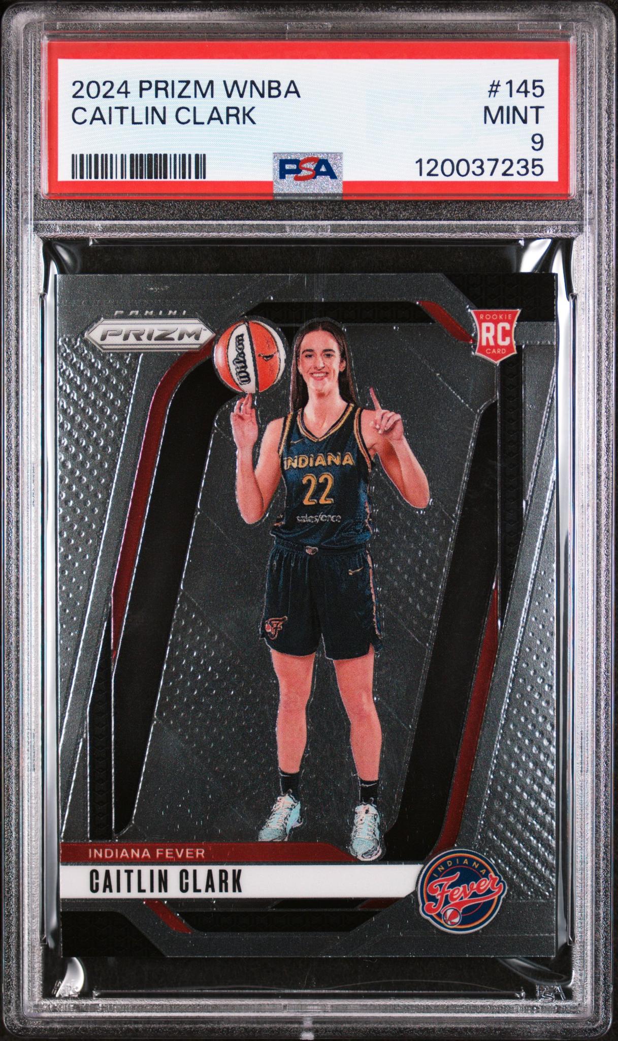2024 Prizm #145 Caitlin Clark PSA 9