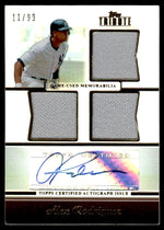 2011 Topps Tribute Alex Rodriguez Triple Game-Used Patch Auto /99