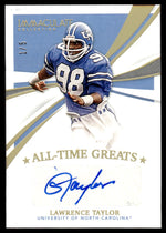 2021 Immaculate ATG-LT Lawrence Taylor Auto /5