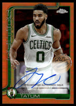 2025 Topps Chrome TCA-JT Jayson Tatum True Orange Auto /25