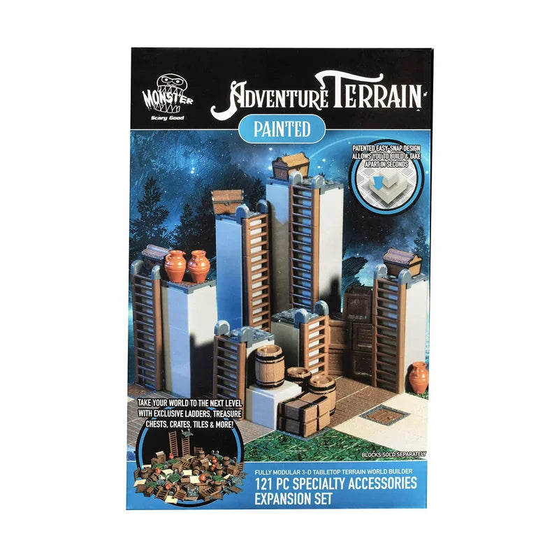 Monster Adventure Terrain Painted Specialty Accessories Expansion Set (121 Pieces)