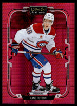 2025-26 O-Pee-Chee Platinum 89 Lane Hutson Red /199