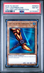 2018 Yu-Gi-Oh Lost Art Promotion Left Leg of Forbidden One #LART-EN003 PSA 8