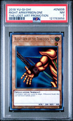 2018 Yu-Gi-Oh Lost Art Promotion Right Arm of the Forbidden One #LART-EN006 PSA 7
