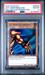 2018 Yu-Gi-Oh Lost Art Promotion Left Arm of the Forbidden One #LART-EN005 PSA 8