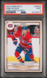 2024 Upper Deck Series 2 O-Pee-Chee Glossy Lane Hutson #OPC50 PSA 9