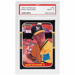 1987 Donruss Rated Rookie Mark Mcgwire #46 PSA 9