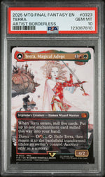 2025 Magic the Gathering Final Fantasy Artist Borderless Esper Terra/Terra, Magical Adept #0323 PSA 10