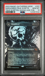 2023 Magic the Gathering March of the Machine Showcase-Foil Sheoldred/The True Scriptures #297 PSA 10