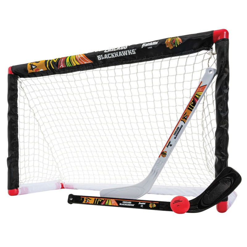 Franklin Sports NHL Mini Hockey Goal, Stick & Ball Set - Choose Your Team