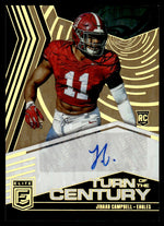 2025 Donruss Elite Jihaad Campbell Turn of the Century Gold Rookie Auto /5