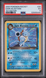 2000 Pokemon Team Rocket 1st Edition Dark Blastoise #20 PSA 5
