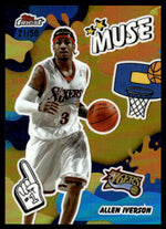 2025 Topps Finest M-1 Allen Iverson Muse Gold /50