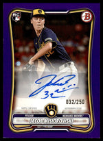 2026 Bowman Jacob Misiorowski Rookie RC True Purple Auto /250