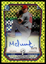 2026 Bowman Chrome Moises Chace 1st Yellow X-Fractor Auto /75