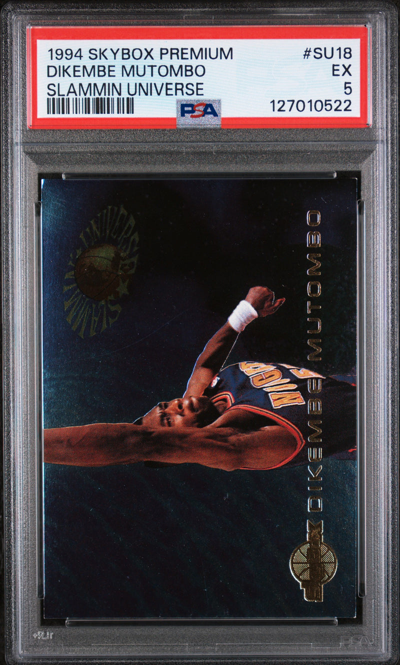 1994 Skybox Premium Slammin' Universe Dikembe Mutombo #SU18 PSA 5