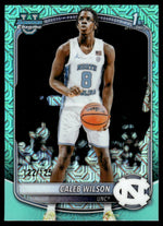 2025 Bowman Chrome U Caleb Wilson 1st Rookie RC Teal Mojo /125