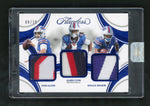 2025 Flawless Josh Allen/James Cook/Khalil Shakir Triple Patch /10