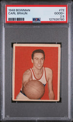 1948 Bowman Carl Braun #72 PSA 2.5