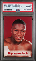 2001 Brown's Boxing Floyd Mayweather #63 PSA 8