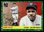 2025 Topps Chrome Platinum #418 Babe Ruth Green /99