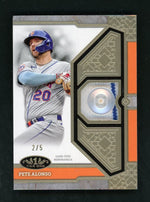 2024 Tier One Pete Alonso Game-Used Button Patch /5