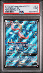 2018 Pokemon Sun and Moon Forbidden Light Greninja Gx #120 PSA 9