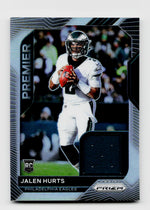 2020 Prizm #12 Jalen Hurts Silver Premier Patch Rookie RC