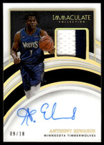 2021-22 Immaculate Anthony Edwards Game-Worn Patch Auto /10