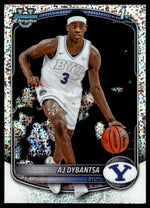 2025 Bowman Chrome U AJ Dybantsa 1st Speckle Refractor /299 Rookie RC