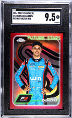 2024 Topps Chrome Future Stars Matias Zagazeta #60 Red Refractor /5 SGC 9.5