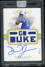 2019 Panini Flawless 3 Daniel Jones Flawless Collegiate /10 Duke University Auto