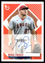 2021 Topps Brooklyn Collection Mike Trout Orange Parallel Auto /40 #BKA-MT