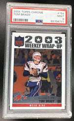 2004 Topps Chrome Tom Brady #154 PSA 9