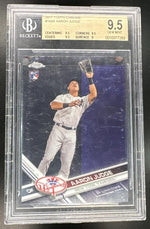 2017 Topps Chrome Catching Aaron Judge #169 /250 BGS 9.5