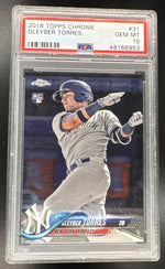 2018 Topps Chrome Gleyber Torres #31 PSA 10