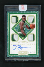 2016 Grand Reserve #105 Jaylen Brown Cornerstones Quad Patch Auto Rookie RC /10