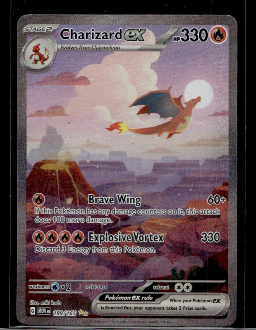 2023 Pokémon Charizard EX #199 Holo